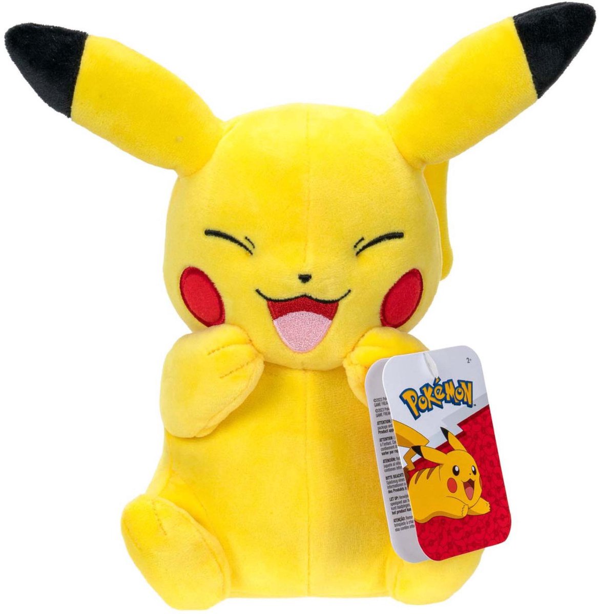 Jazwares Pokémon knuffel pluche pikachu, 20cm