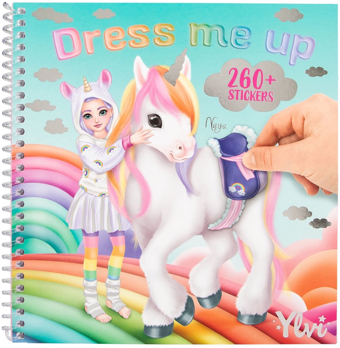 Merkloos Sans Marque Ylvi dress me up stickerboek (6558941)
