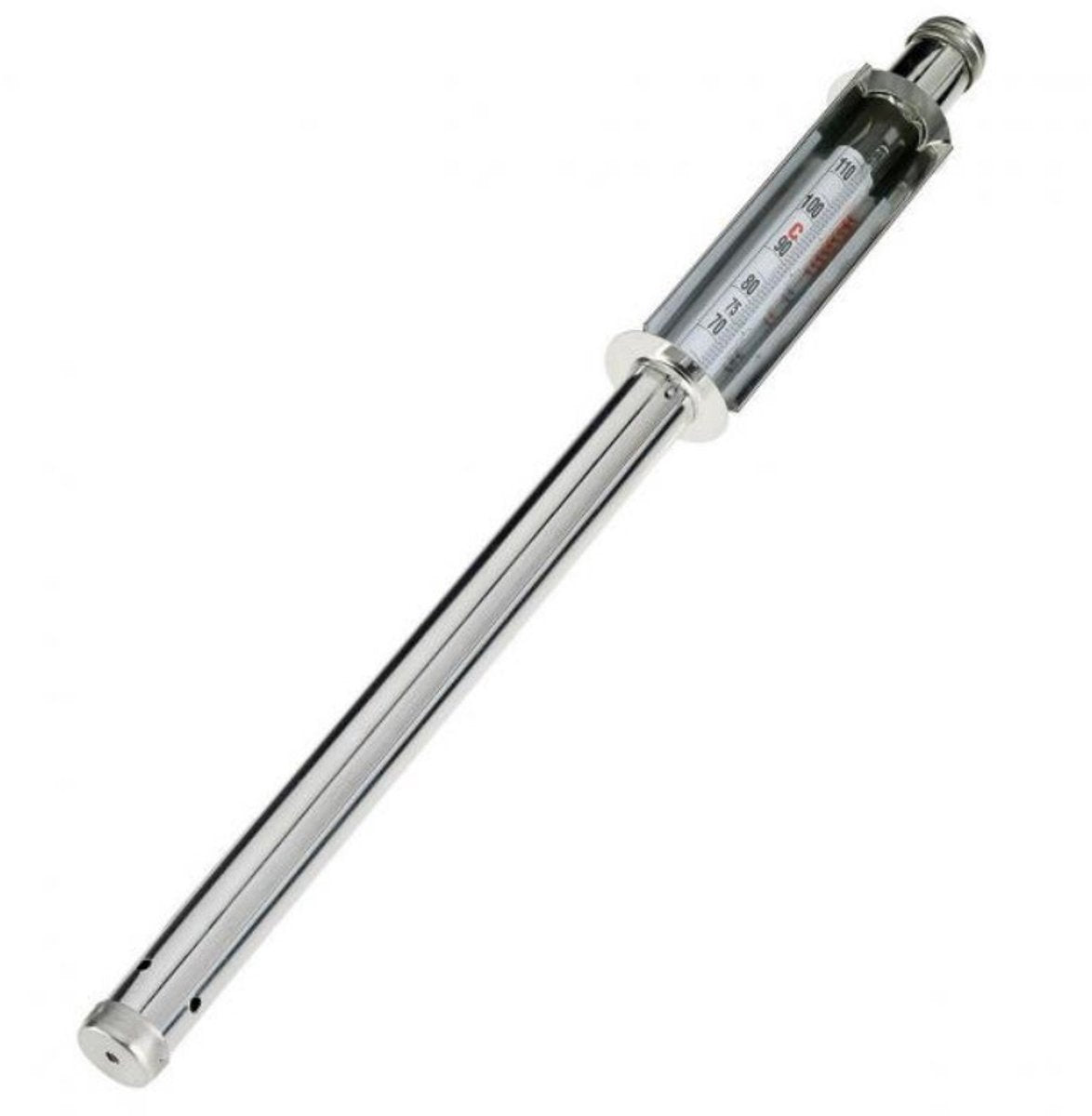Westmark inmaakthermometer, meetschaal van 60 - 120°c, blik, 42 cm, zilver, 40762270