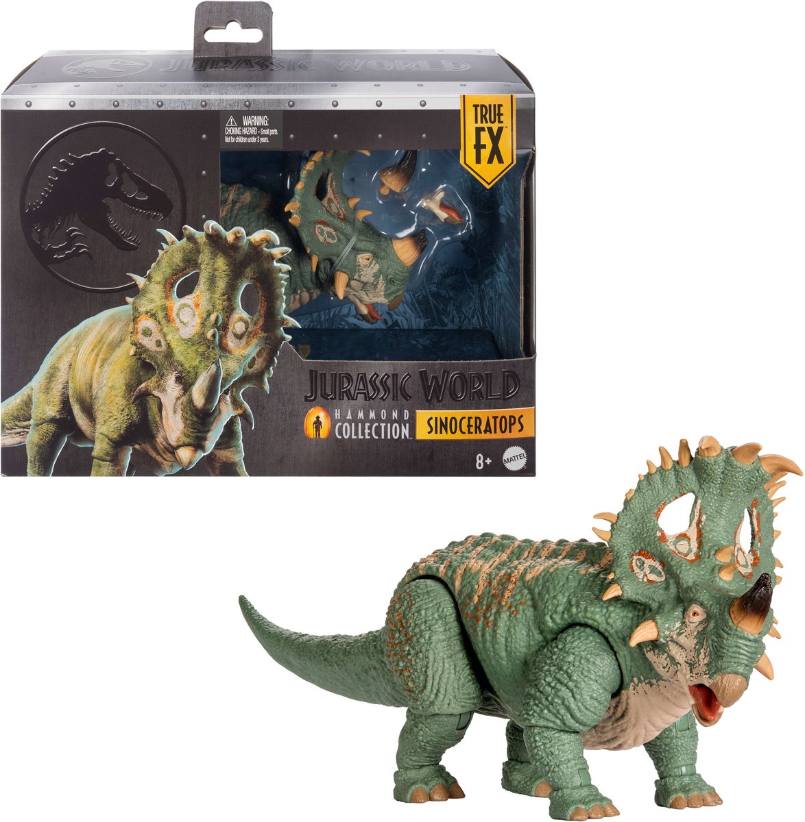 Mattel jurassic world hammond collection action figure sinoceratops action figuur