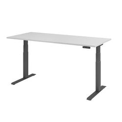 Bach Zit-sta-bureau hammerer vxdkb19 5 g grijs 1800 x 800 mm