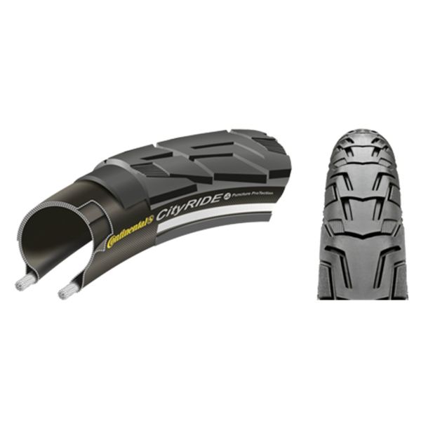 Continental buitenband ride city breaker 32-622 zwart reflex
