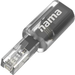 USB-adapter HAMA 00201125 Antitwist Transparant, zwart
