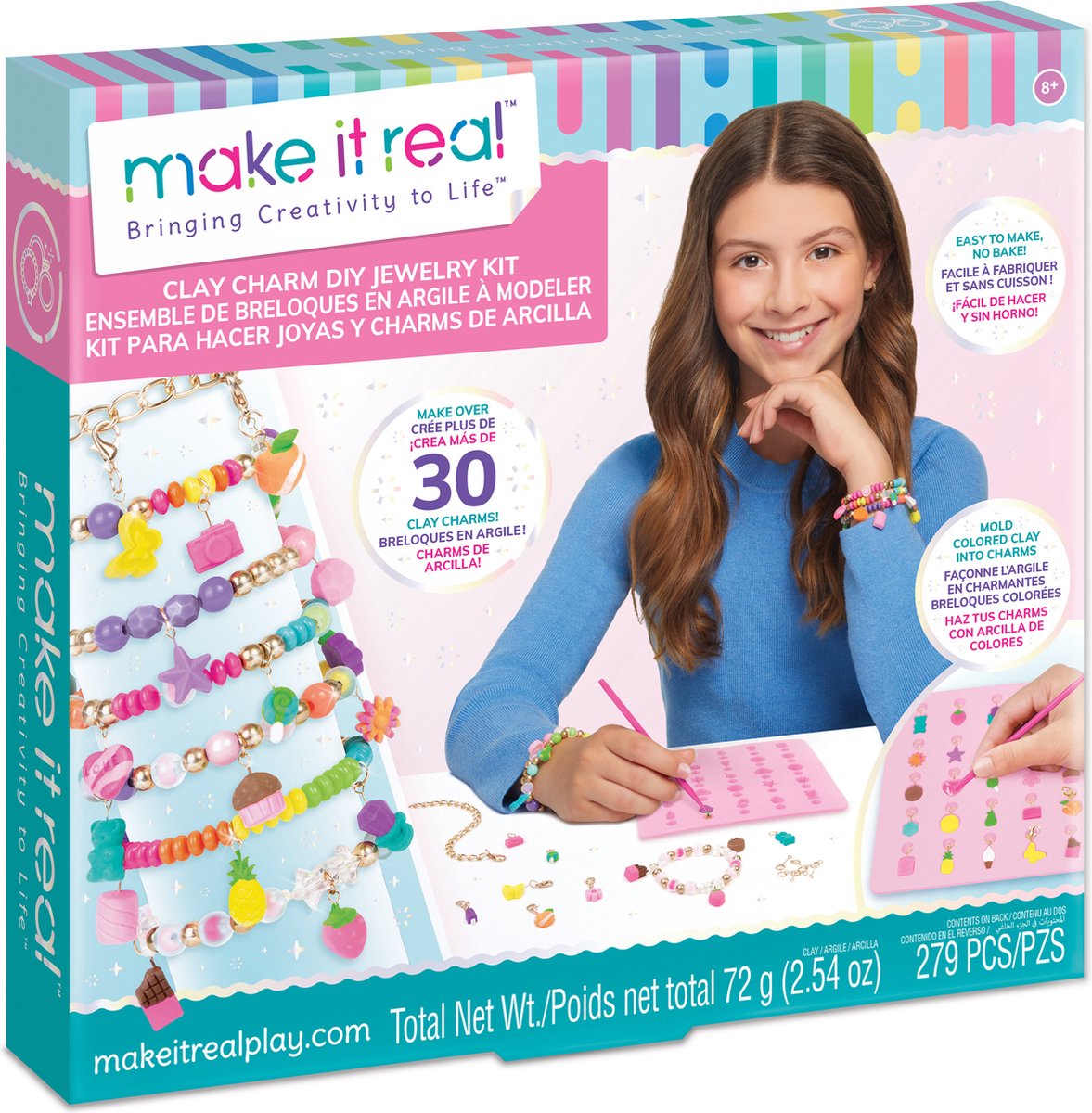 Make It Real - diy armbanden met kleibedels maken