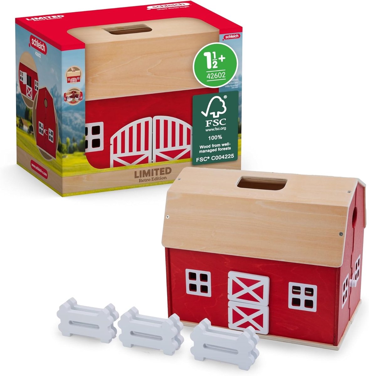 Schleich farm world houten boerderij 42602