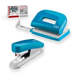 Nietmachine en perforator Novus 020-1876 Kunststof, metaal Blauw