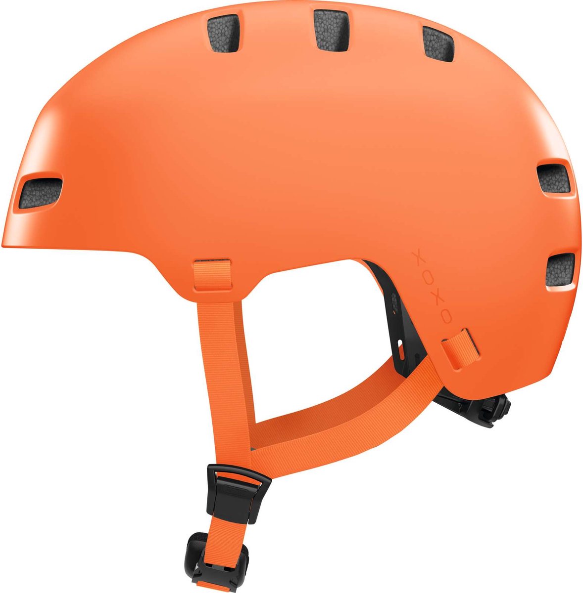 ABUS Fietshelm xoxo mono orange s - 51-55 cm - oranje - geschikt voor gebruik op elektrische fietsen - stadsfietsen - 370 g
