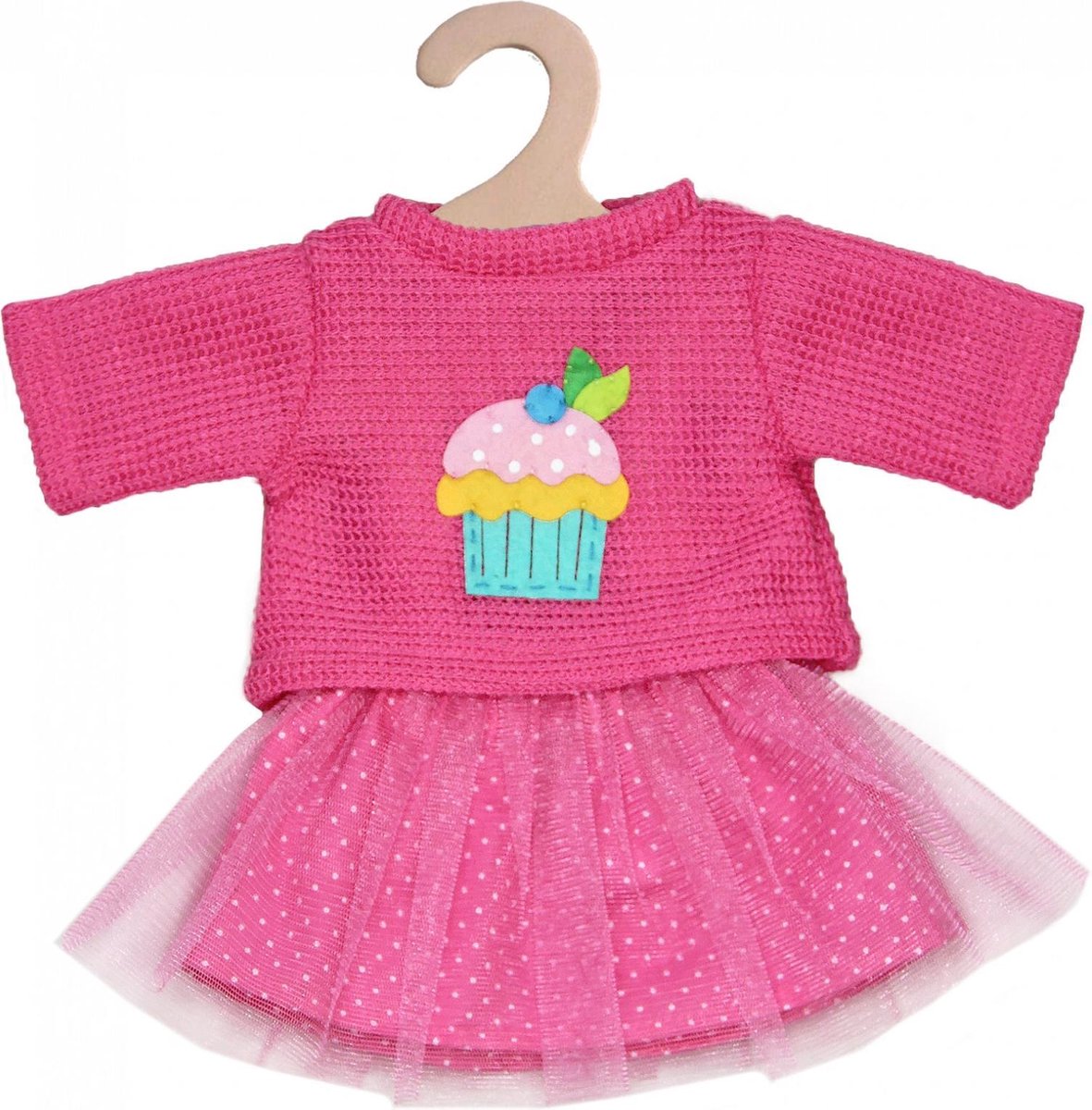 Heless Poppen pullover met rok, 35-45 cm
