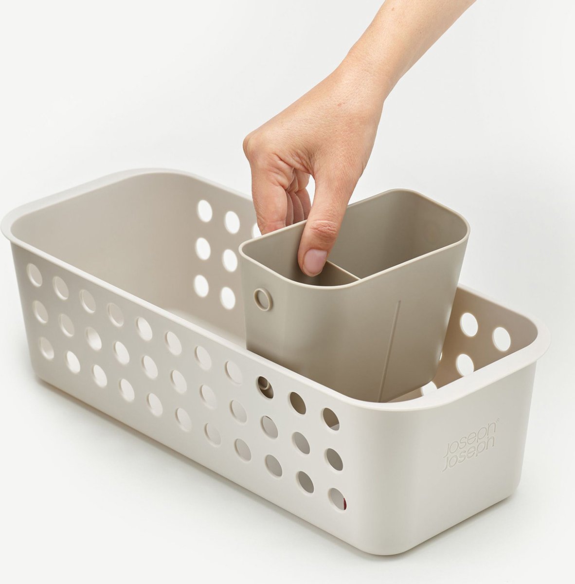 Joseph Joseph - easystore opbergbox slimline - polypropyleen - grijs