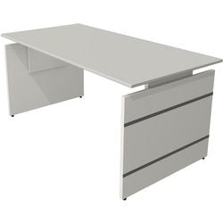 Zit-sta-bureau Kerkmann 11466511 Rechthoekig Lichtgrijs