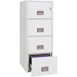 Archiefkast Phoenix FS2274K Sleutelslot Wit