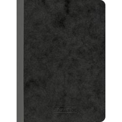 Schrijfblok Brunnen Gelinieerd A6 Zachte kaft 192 pagina’s Zwart