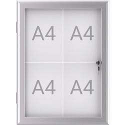 Vitrine MAUL 6653408 MAULexcite Zilver