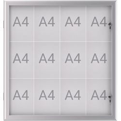 Vitrine MAUL 6654208 MAULexcite Zilver
