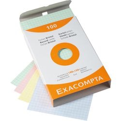 Indexkaarten Exacompta 13272E Kleurenassortiment Papier