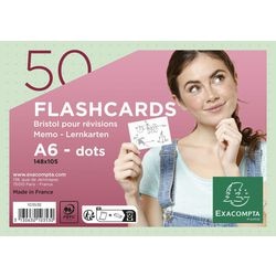 Indexkaarten Exacompta 10353E Groen Papier