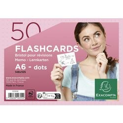 Indexkaarten Exacompta 10355E Roze Papier