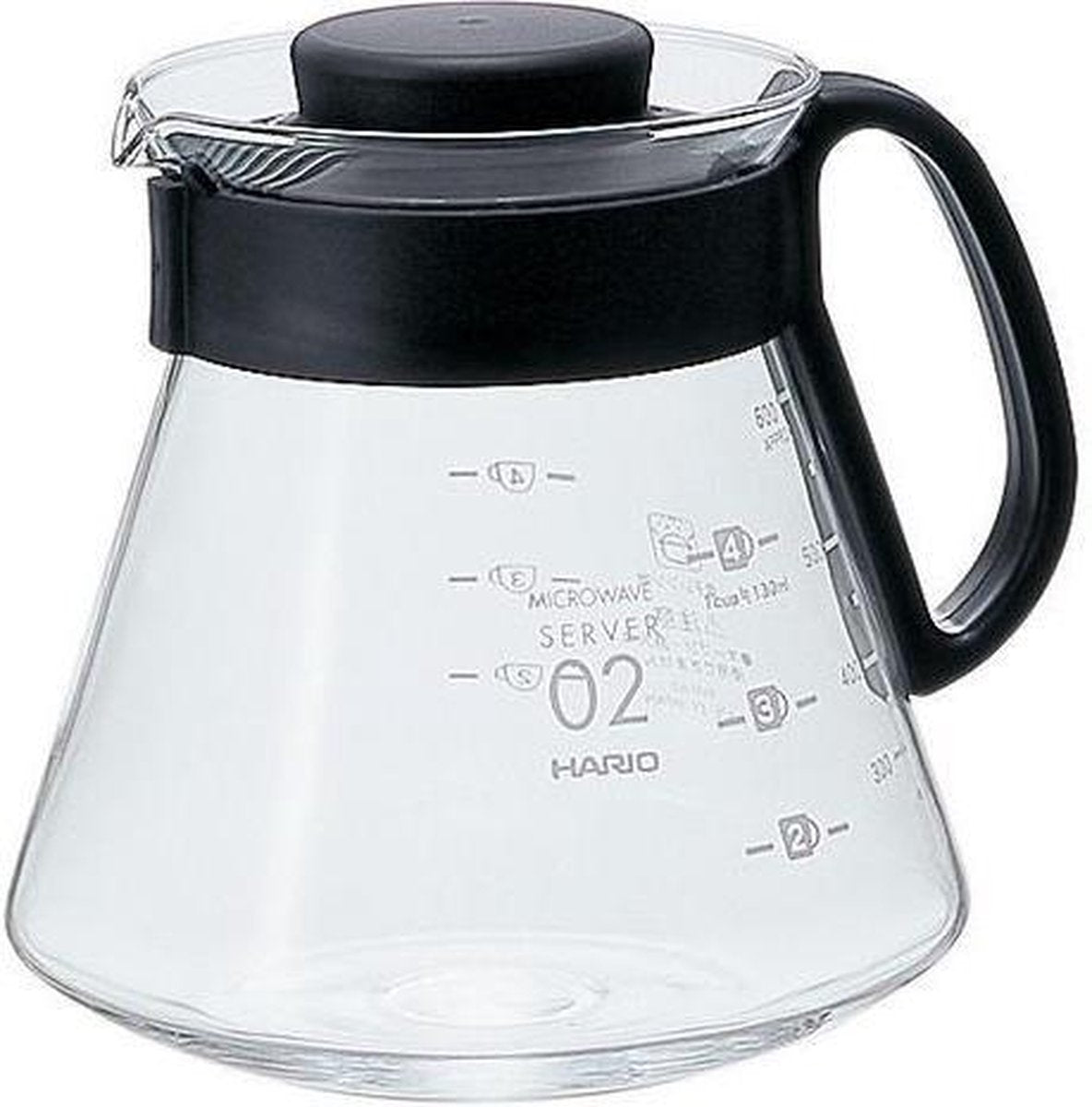 HARIO v60 range server maat 02 600 ml