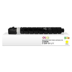 Inktcartridge OWA C-EXV 51 L Y Geel 26000p