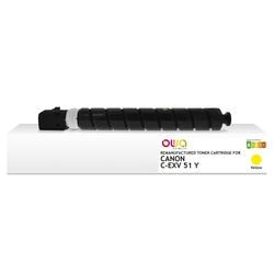 Inktcartridge OWA C-EXV 51 Y Geel 60000p