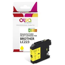 Inktcartridge OWA LC223 Geel