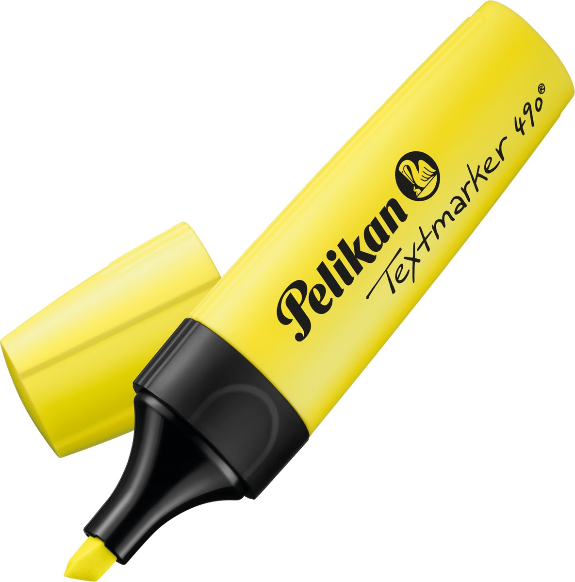 Pelikan tekstmarker 490 - geel - 1 stuk