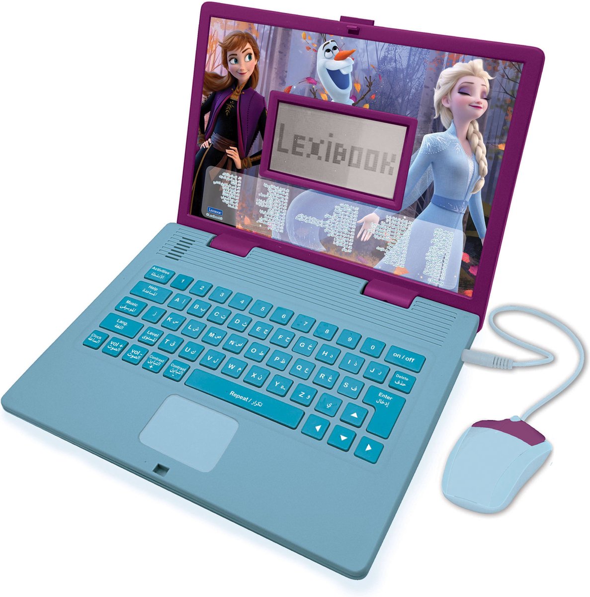 Lexibook Disney frozen tweetalige educatieve laptop arabisch engels