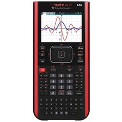Texas Instruments Grafische rekenmachine nspire cx2 cas zwart, rood oplaadbaar