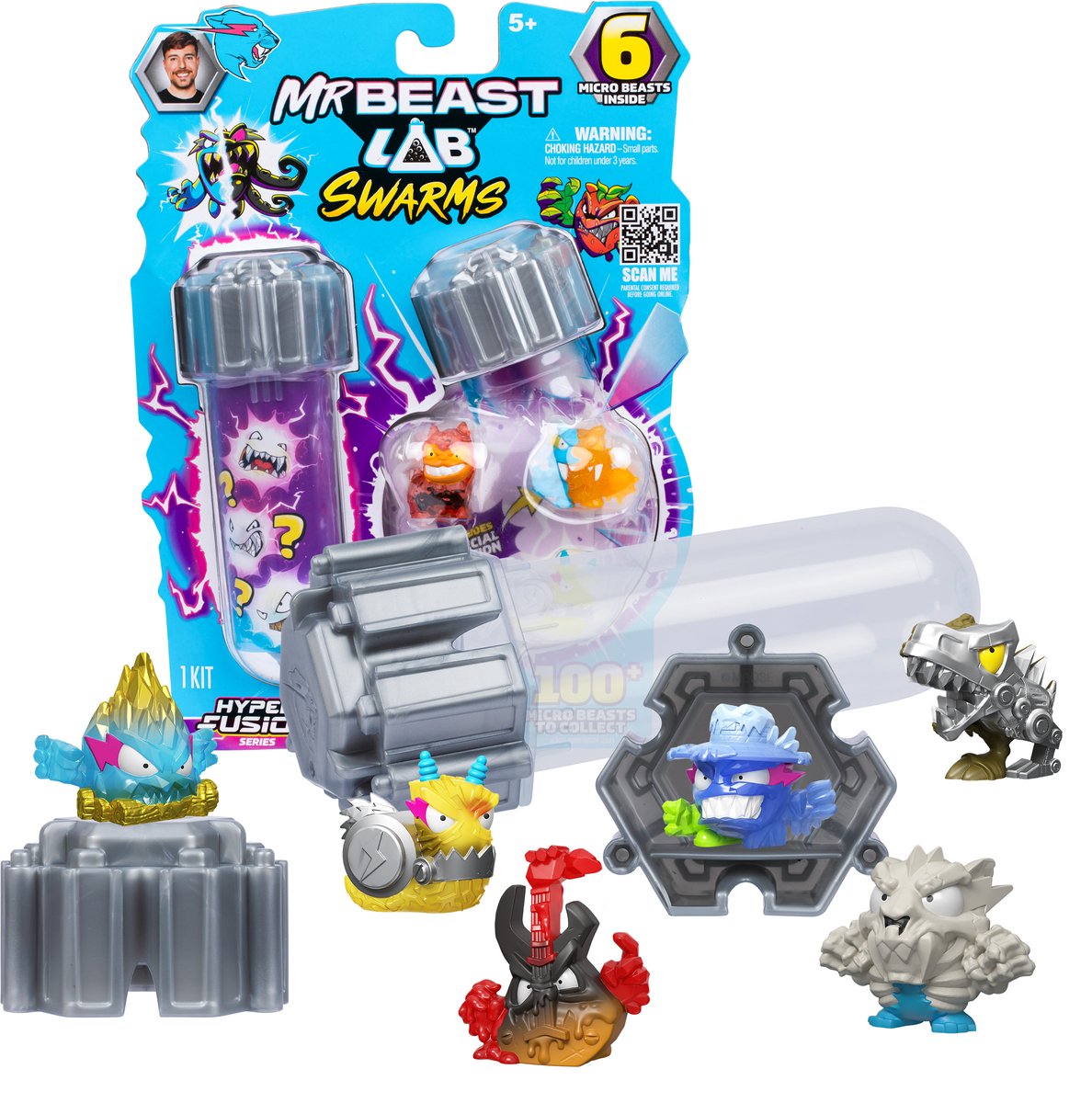Moose Toys Mrbeast swarms fusion pod series 3 - 6dlg.