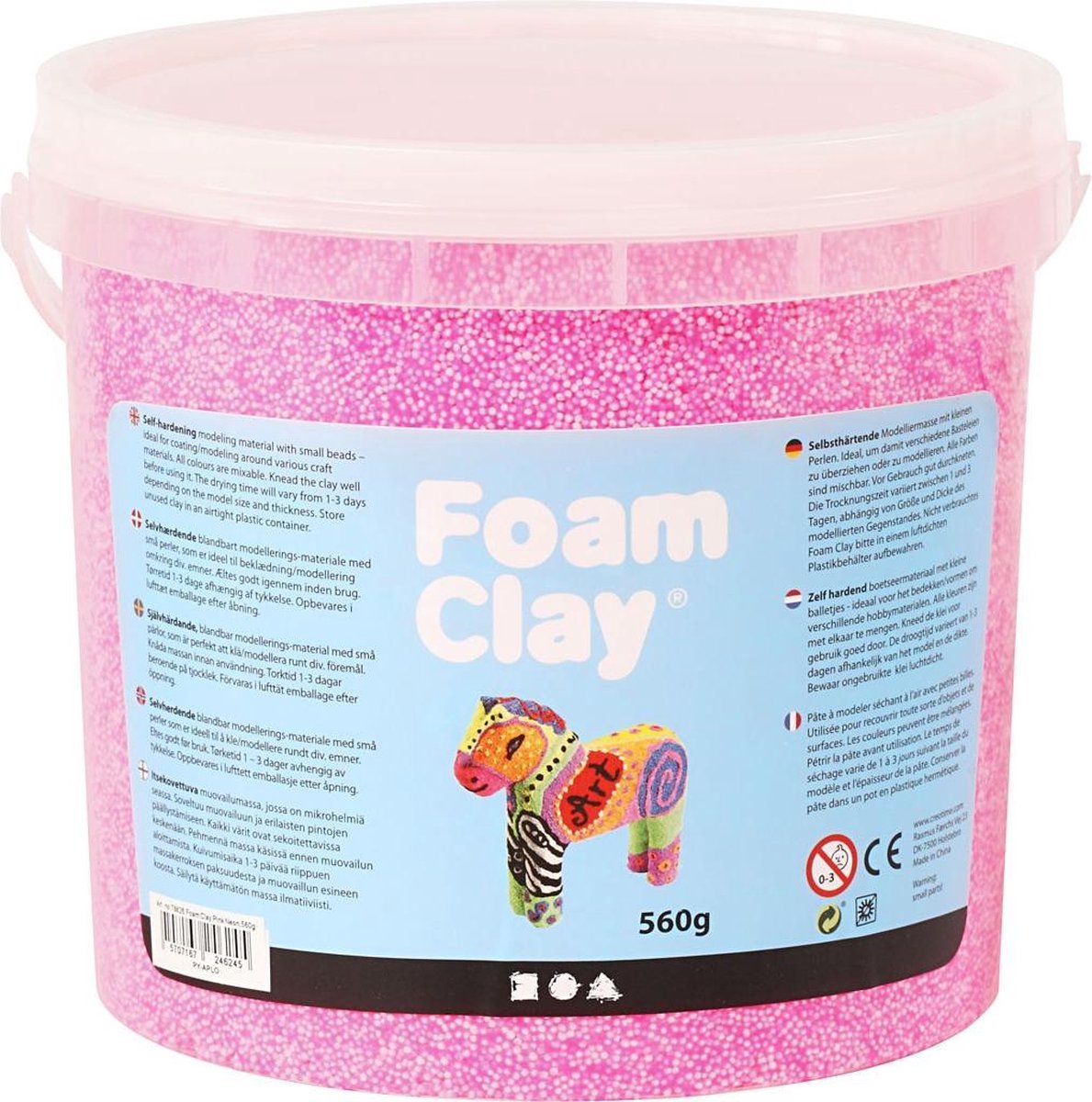 Foam Clay ®, 560 gr, neon roze