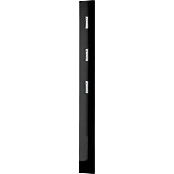 Wandkapstok GERMANIA 3255-83 1700 x 150 x 40 mm Zwart