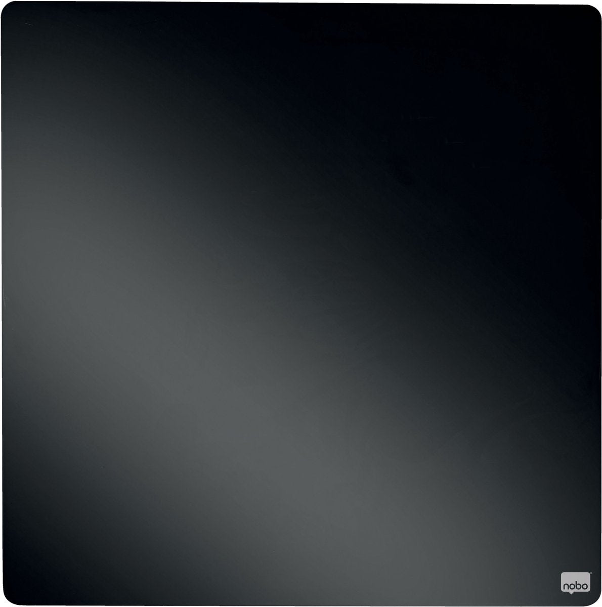 Nobo Whiteboard tegel 36x36cm zwart magnetisch | 8 stuks
