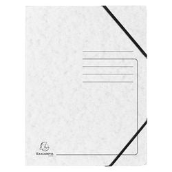 3-klepsmap Exacompta 55406E A4 Wit