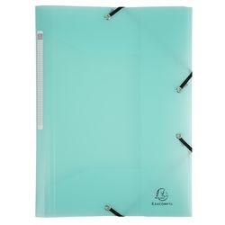 3-klepsmap Exacompta 55173E A4 Pastelgroen