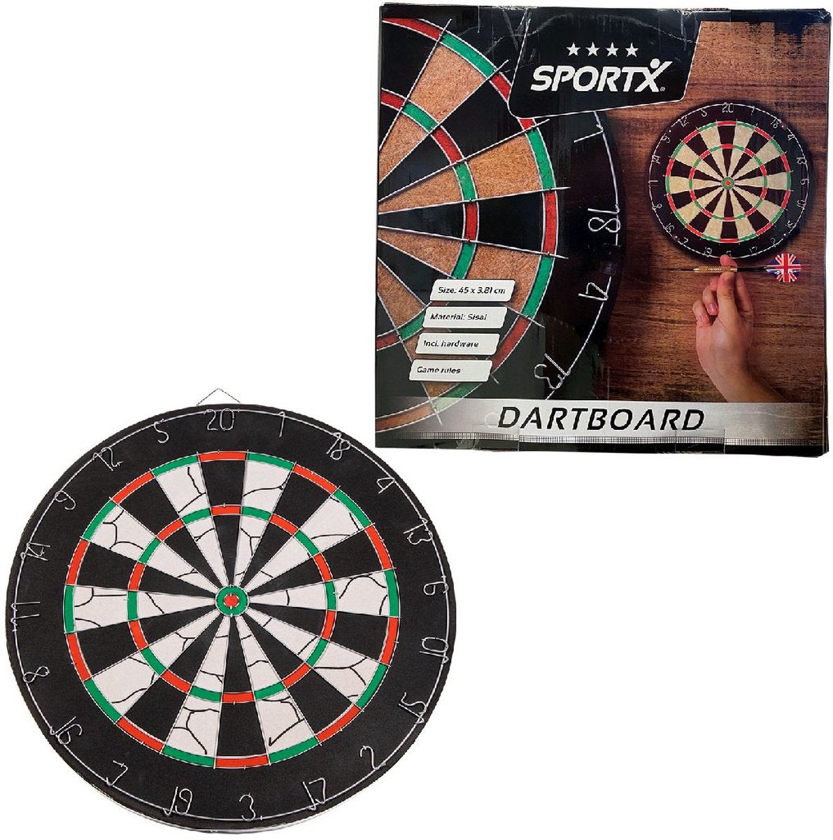 SportX dartbord sisal