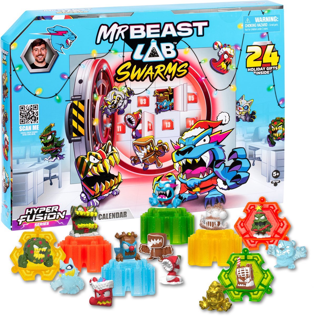 Moose Toys Mrbeast lab swarms - hyper fusion serie - swarms adventskalender