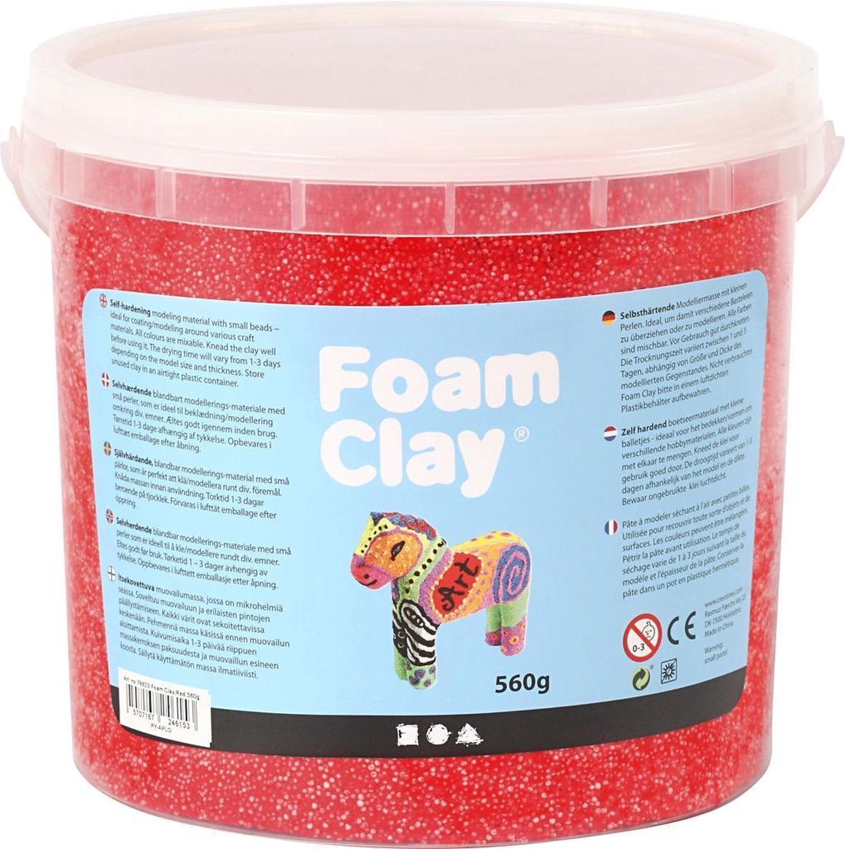 Foam Clay ®, 560 gr, rood