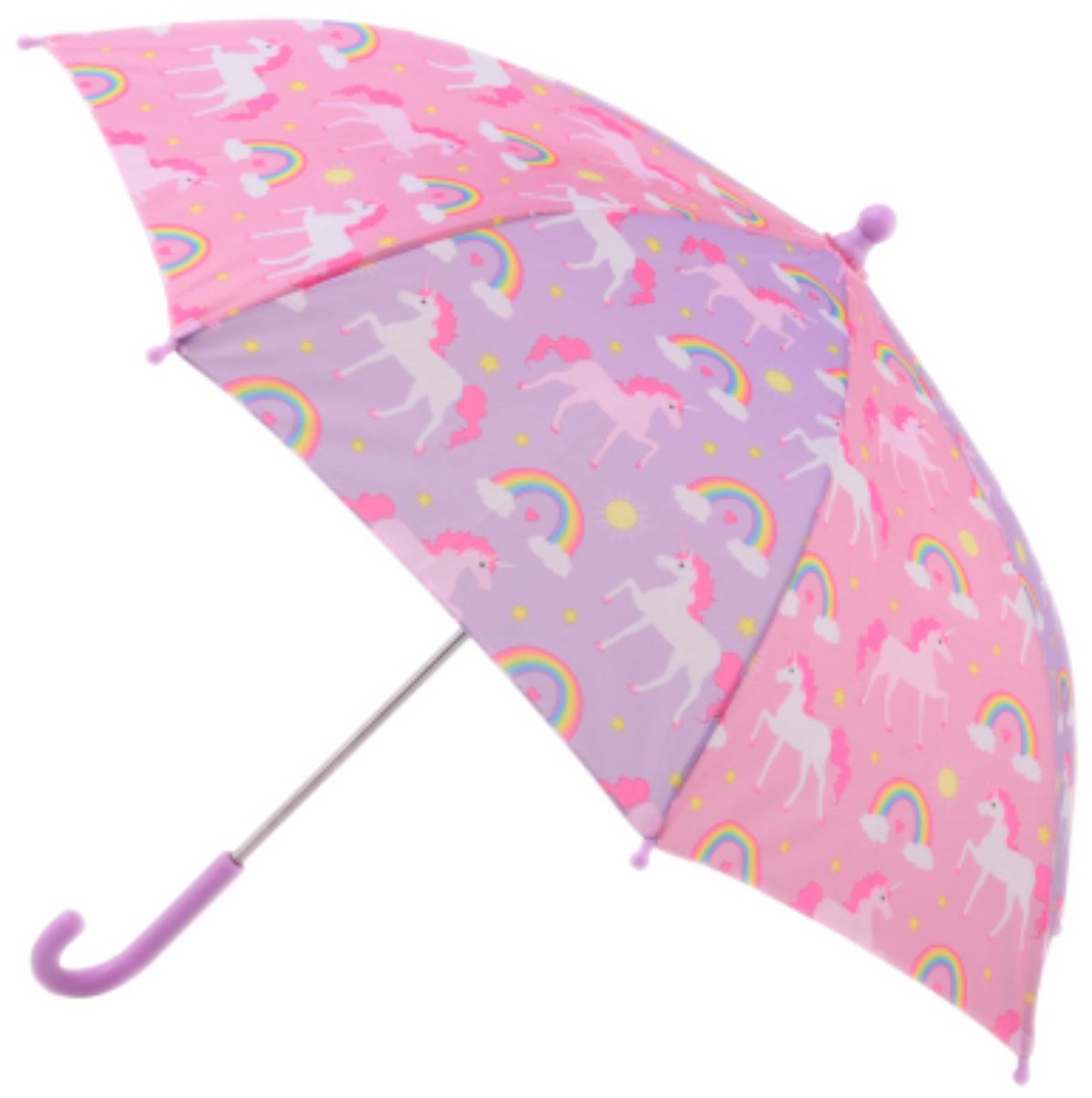 Johntoy Paraplu eenhoorn regenboog