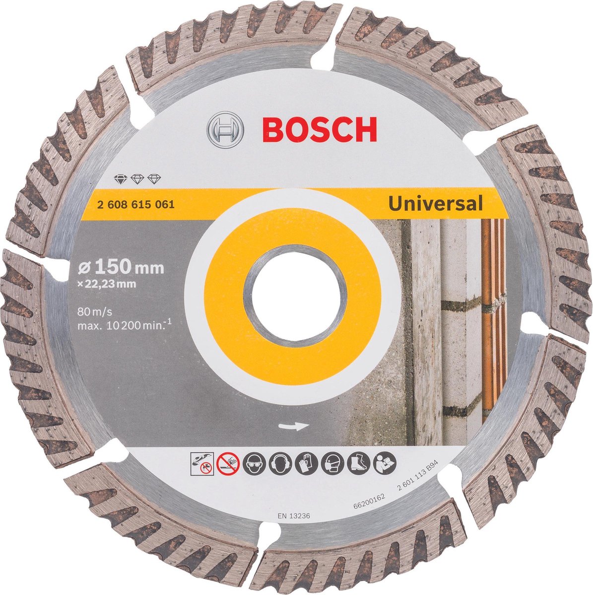 Bosch Diamantschijf prof universal 150 22,23