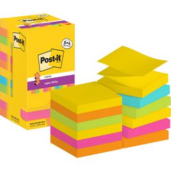 Post-it Super sticky z-nots post_it r330-sscarn-p8+4 76x76 multikleur