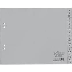 DURABLE Tabbladen 650010 Polypropeen Grijs