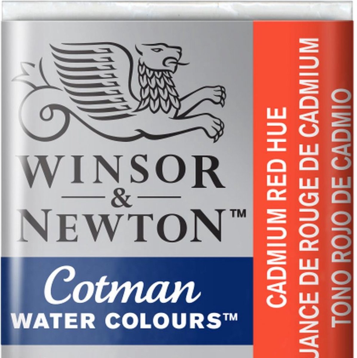 Winsor Newton W n cotman aquarelverf half napje cadmium red hue