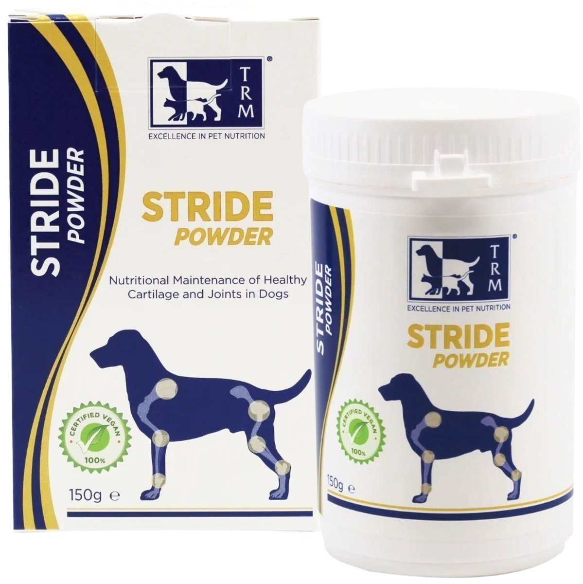 TRM Glucosamine poeder honden - kraakbeen ondersteuning - 150 gr vegan supplement