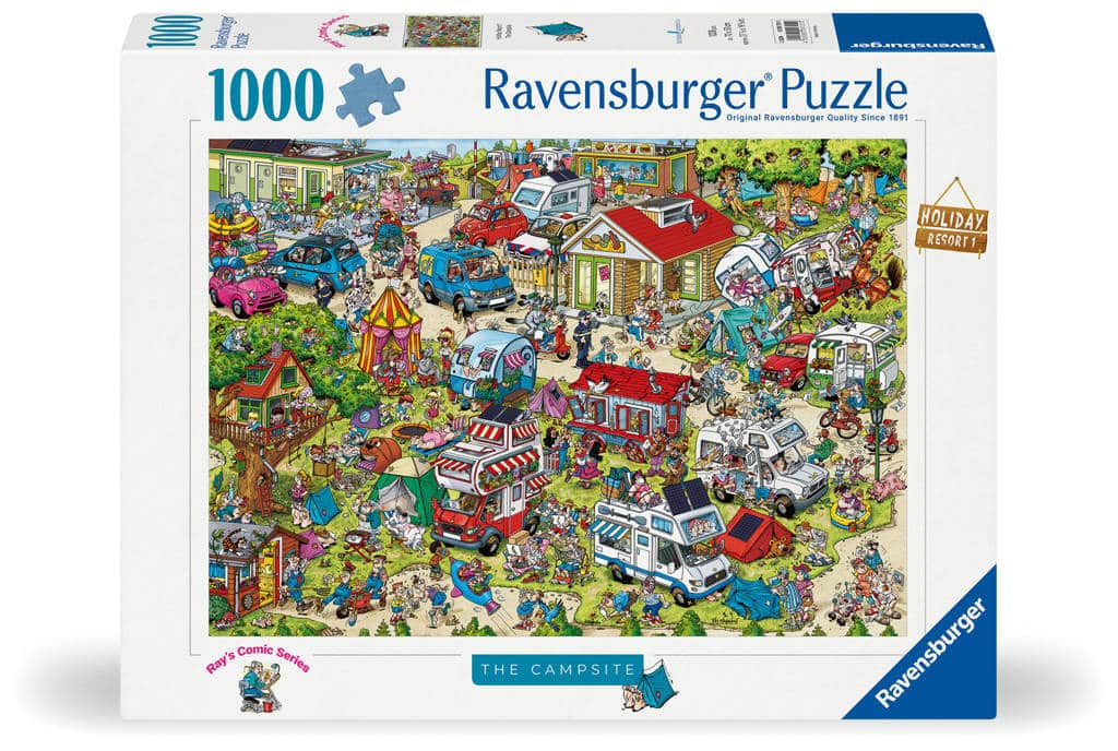 Ravensburger puzzel vakantiepark 1 de camping 1000 stukjes