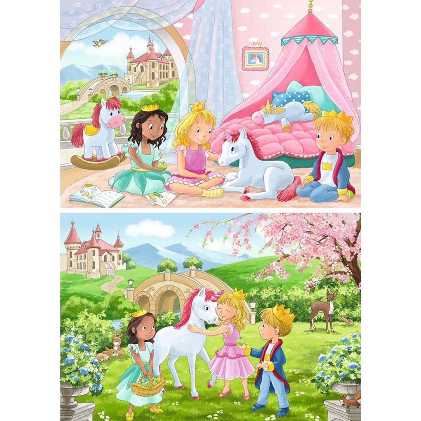 Ravensburger puzzel prince princess 2x12