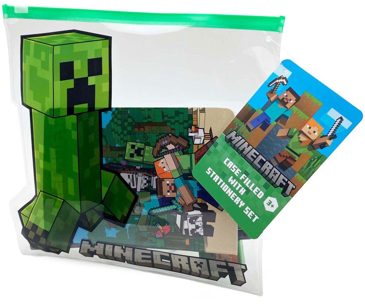 Speelgoed Land Minecraft shaped etui gevuld