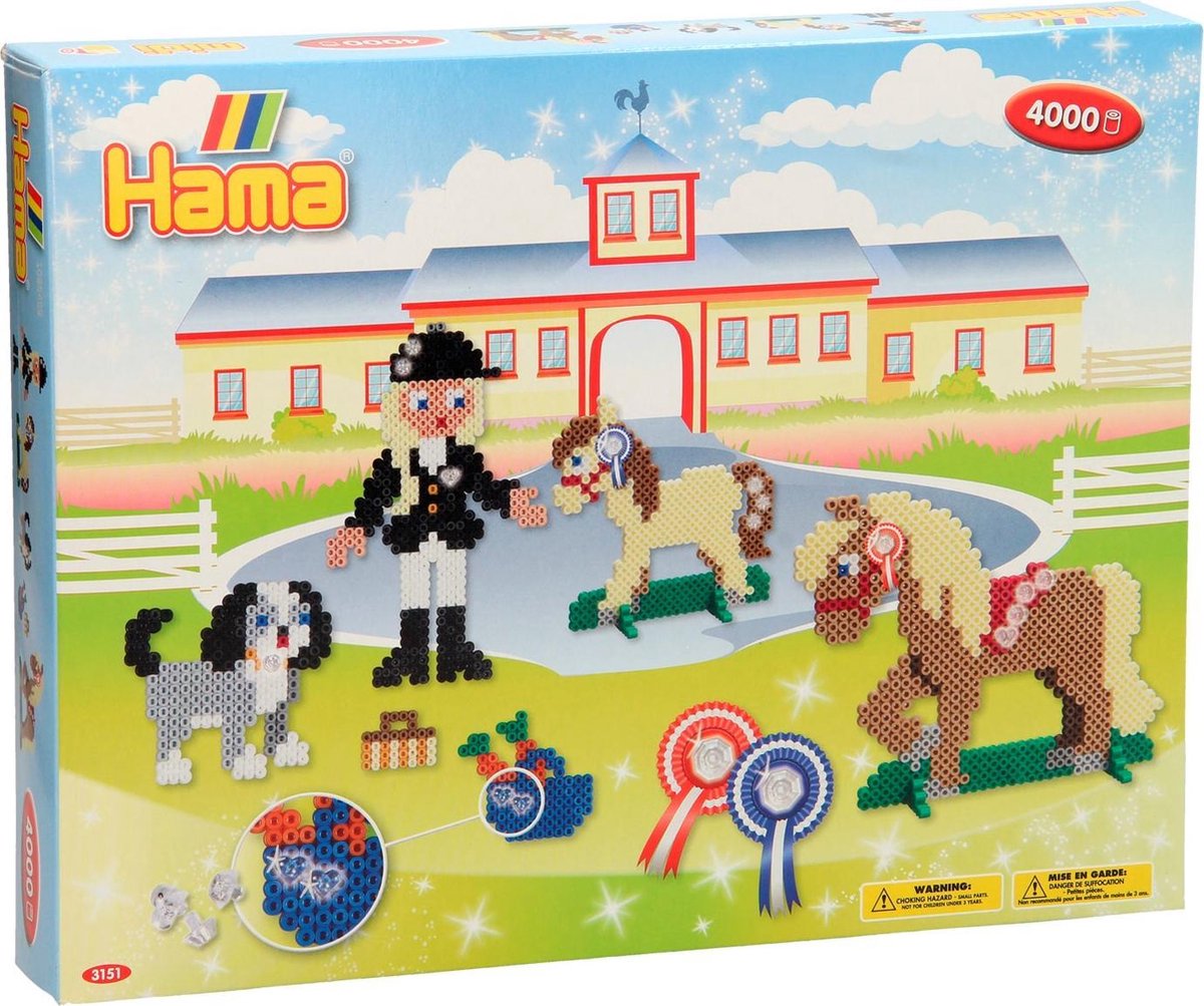 Hama strijkkralen paardrijschool 4000 stuks