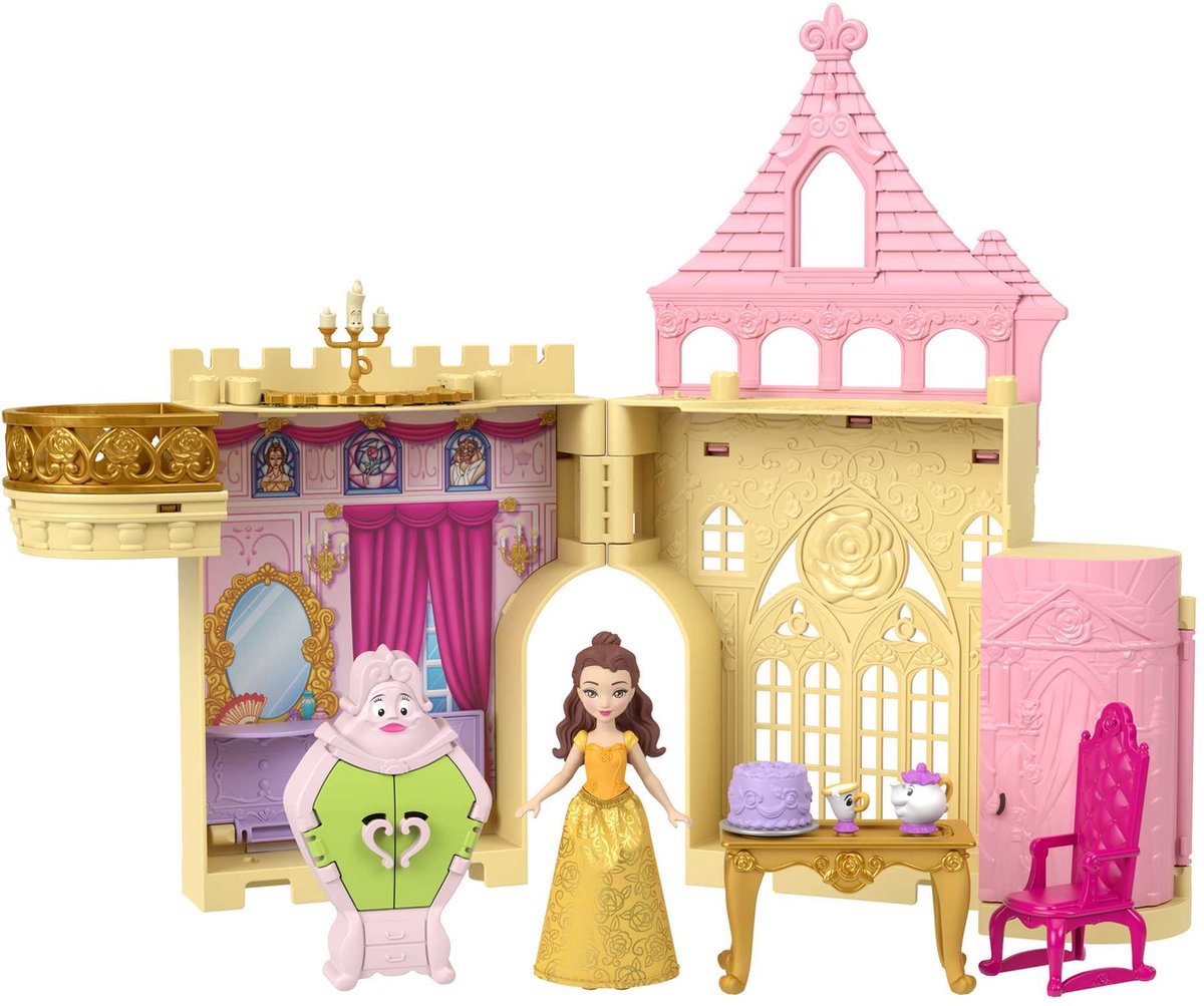 Mattel Disney princess verhaalstapelaars belles kasteel