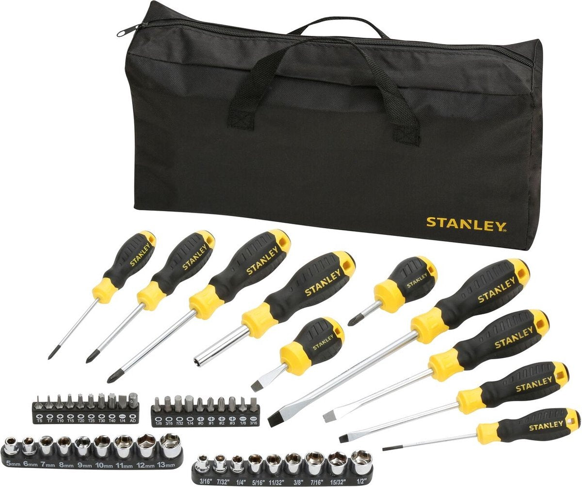 STANLEY schroevendraaierset 48-delig met tas - stht0-70887