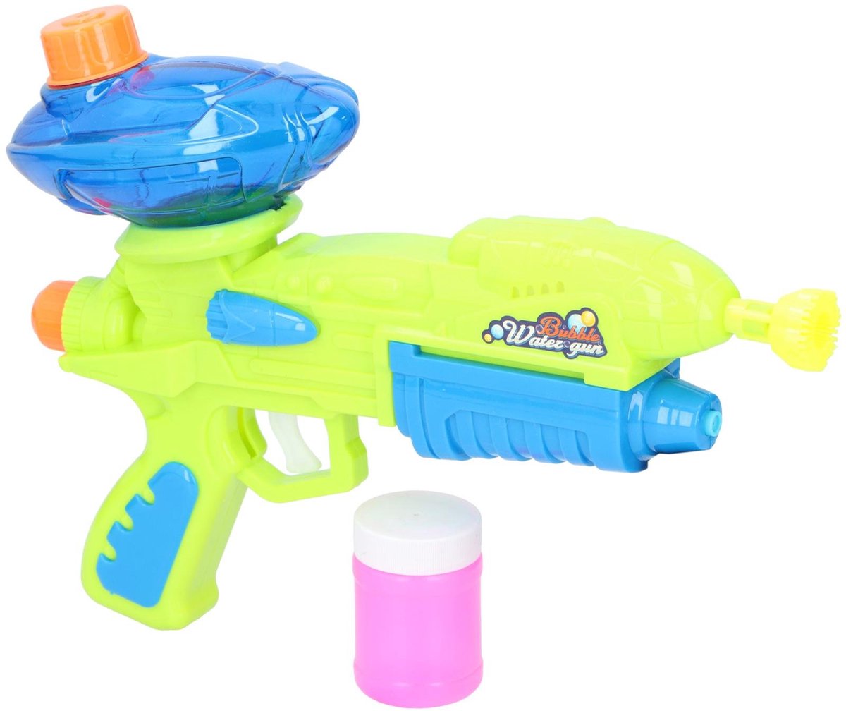 Eddy Toys Bubblez bellenblaas met waterpistool 2 in 1 - bubble gun met water shooter - bellenblaas speelgoed inclusief 50ml bellenblaas - buitenspeelgoed voor kinderen vanaf 3 jaar